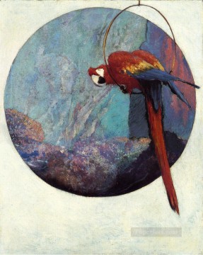 花 鳥 Painting - ポリー鳥の研究 ロバート・リード
